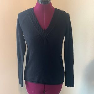 Black V-neck Sweater